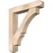 Ekena Millwork Balboa Craftsman Smooth Bracket w/ Offset Brace, Douglas Fir, 7 1/2"W x 40"D x 44"H BKT0806X40X44BOA04SDF - alternate 1